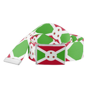 Patriotic Belt with flag of Burundi