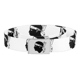 Patriotic Belt with flag of Corsica