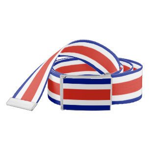 Patriotic Belt with flag of Costa Rica