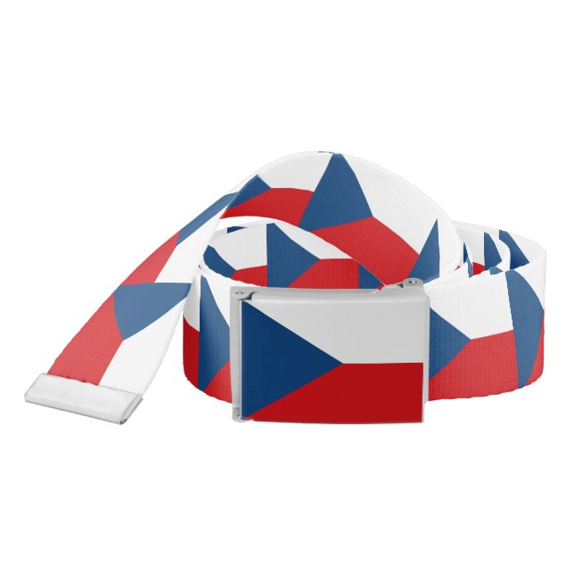 Patriotic Belt with flag of Czechia (Snake)