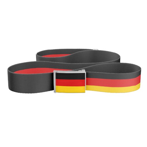 Patriotic Belt with flag of Germany | Zazzle