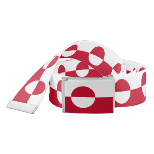 Patriotic Belt with flag of Greenland