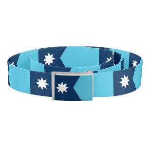 Patriotic Belt with flag of Minnesota, USA