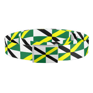 Patriotic Belt with flag of Monterey, U.S.A.