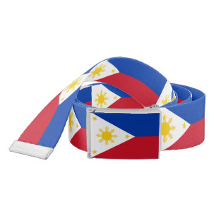 Patriotic Belt with flag of Philippines