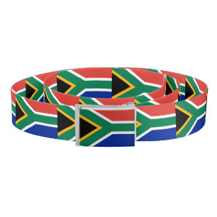 Patriotic Belt with flag of South Africa