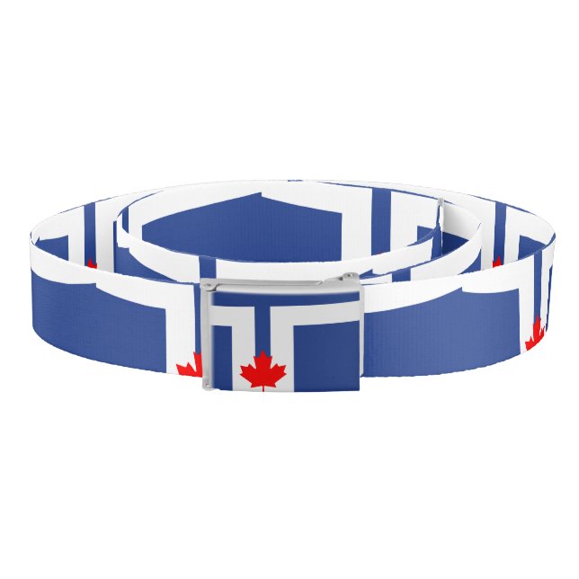 Patriotic Belt with flag of Toronto, Canada (Coil)