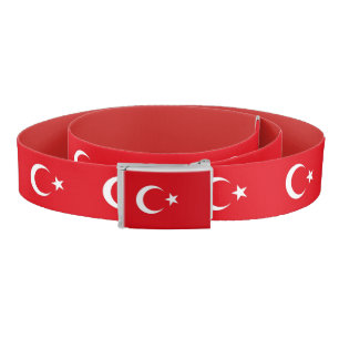 Patriotic Belt with flag of Turkey