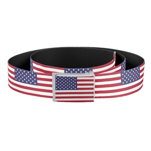 Patriotic Belt with flag of USA