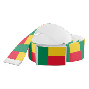 Patriotic Benin Flag Belt