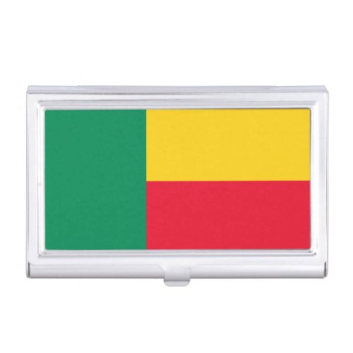 Patriotic Benin Flag Business Card Case