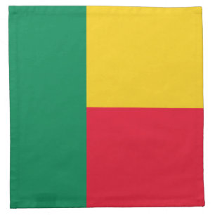 Patriotic Benin Flag Cloth Napkin