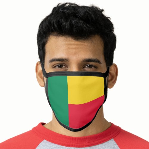 Patriotic Benin Flag Face Mask