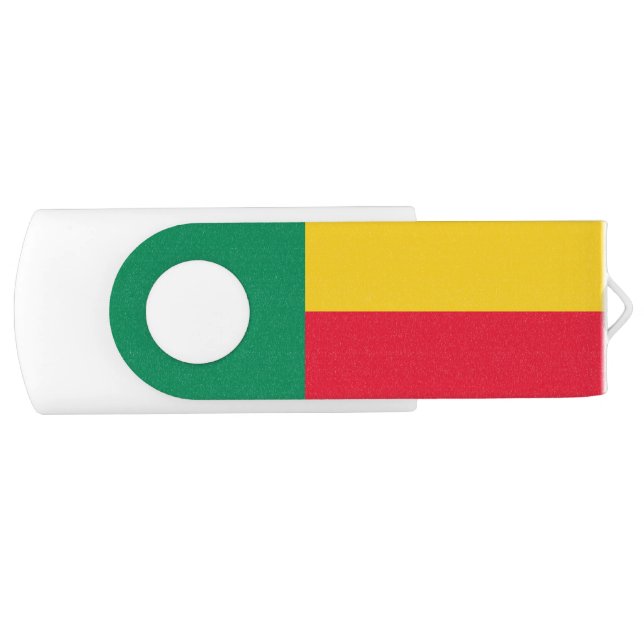 Patriotic Benin Flag Flash Drive (Front)