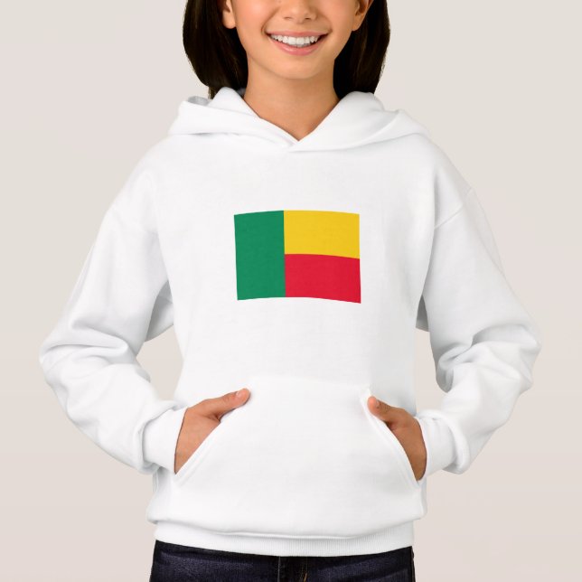 Patriotic Benin Flag Hoodie (Front)