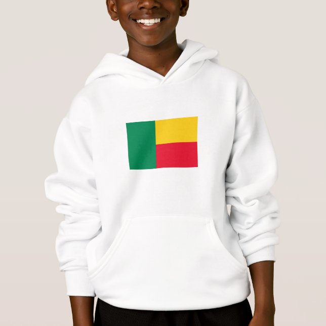 Patriotic Benin Flag Hoodie (Front)