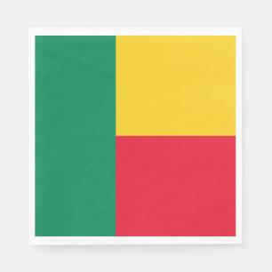 Patriotic Benin Flag Napkins