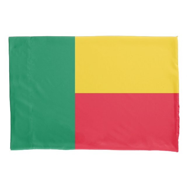 Patriotic Benin Flag Pillow Case (Front)