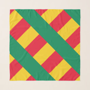 Patriotic Benin Flag Scarf