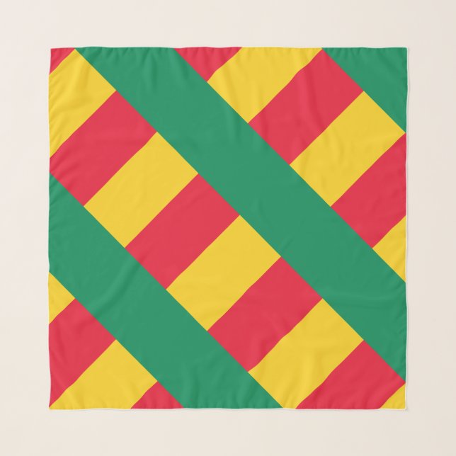 Patriotic Benin Flag Scarf (Front)