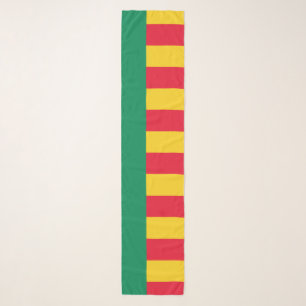 Patriotic Benin Flag Scarf