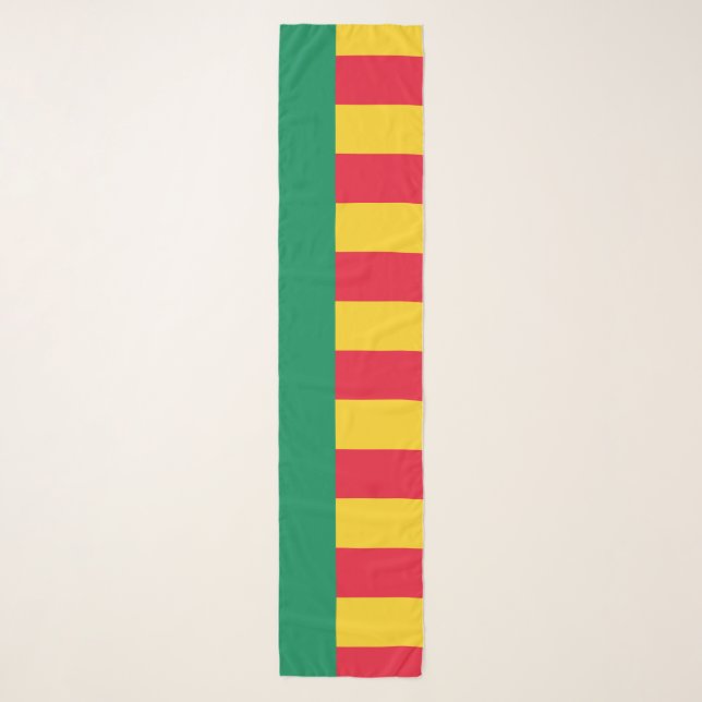 Patriotic Benin Flag Scarf (Front)