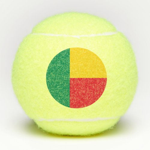 Patriotic Benin Flag Tennis Balls