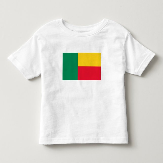 Patriotic Benin Flag Toddler T-shirt (Front)