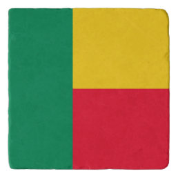 Patriotic Benin Flag Trivet