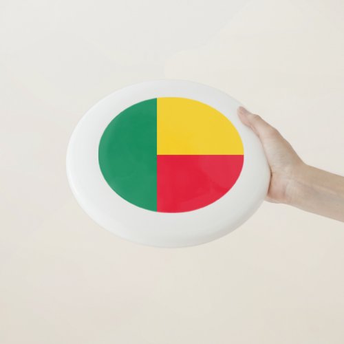 Patriotic Benin Flag Wham_O Frisbee