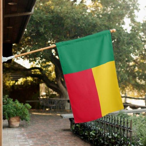 Patriotic Benin House Flag