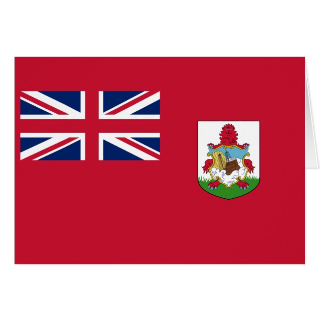 Patriotic Bermuda Flag (Front Horizontal)