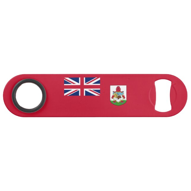 Patriotic Bermuda Flag Bar Key (Front (Horizontal))
