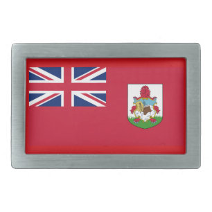 Patriotic Bermuda Flag Belt Buckle