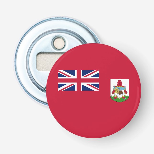 Patriotic Bermuda Flag Bottle Opener (Front)