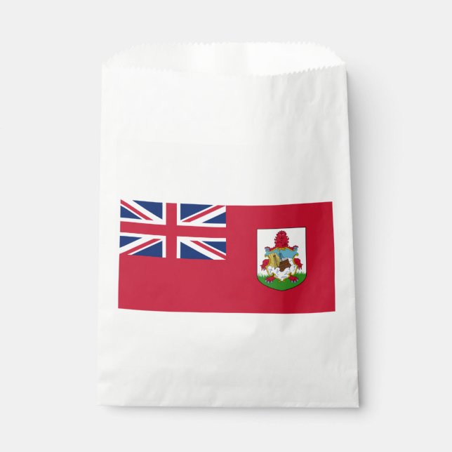 Patriotic Bermuda Flag Favor Bag (Front)