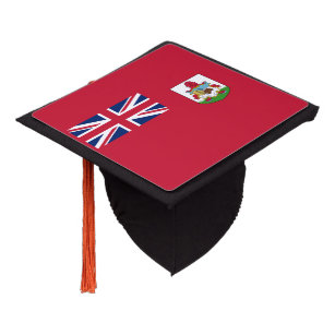 Patriotic Bermuda Flag Graduation Cap Topper