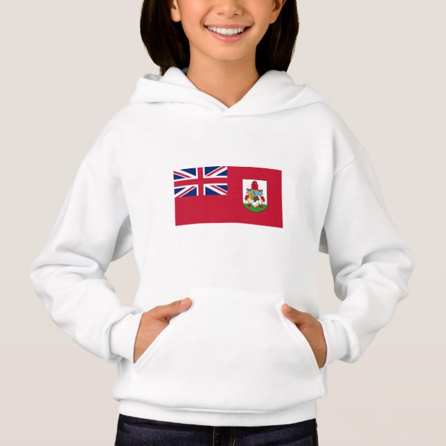 Patriotic Bermuda Flag Hoodie (Front)