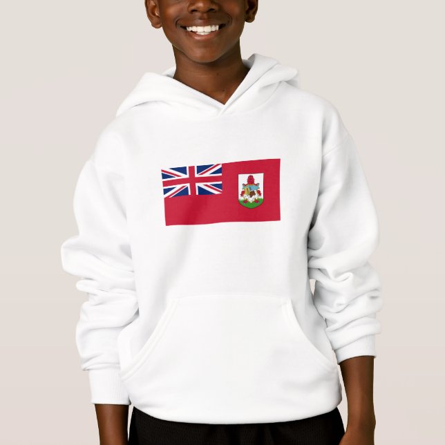 Patriotic Bermuda Flag Hoodie (Front)