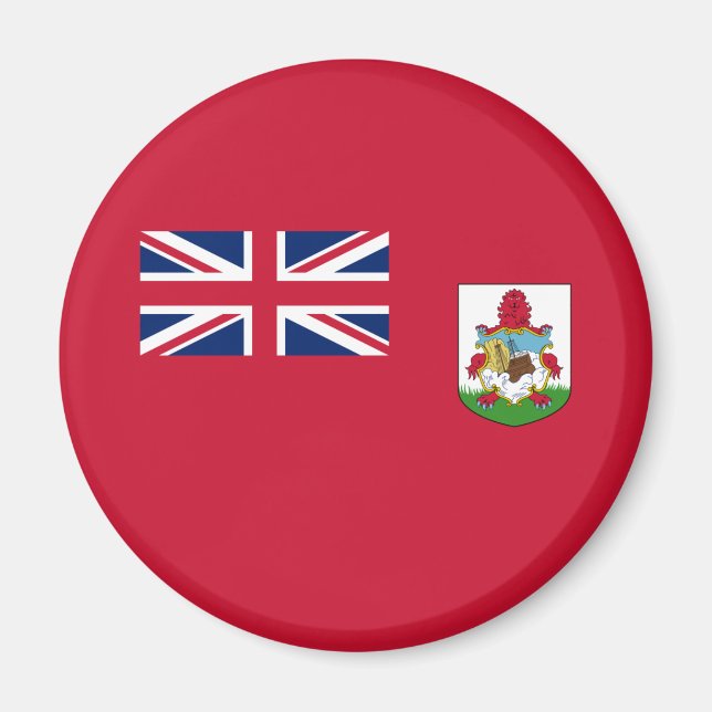 Patriotic Bermuda Flag Magnet (Front)