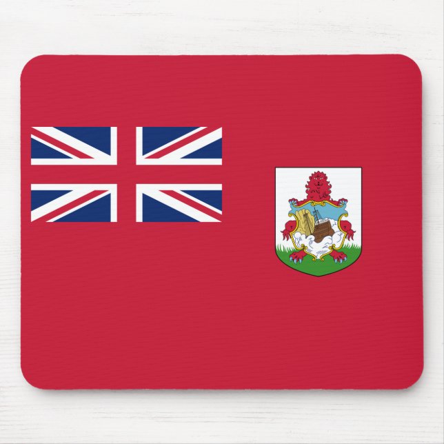 Patriotic Bermuda Flag Mouse Pad (Front)