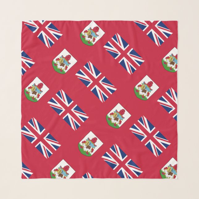 Patriotic Bermuda Flag Scarf (Front)