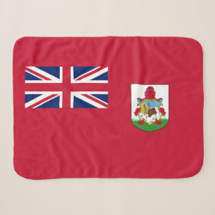 Patriotic Bermuda Flag Sherpa Blanket