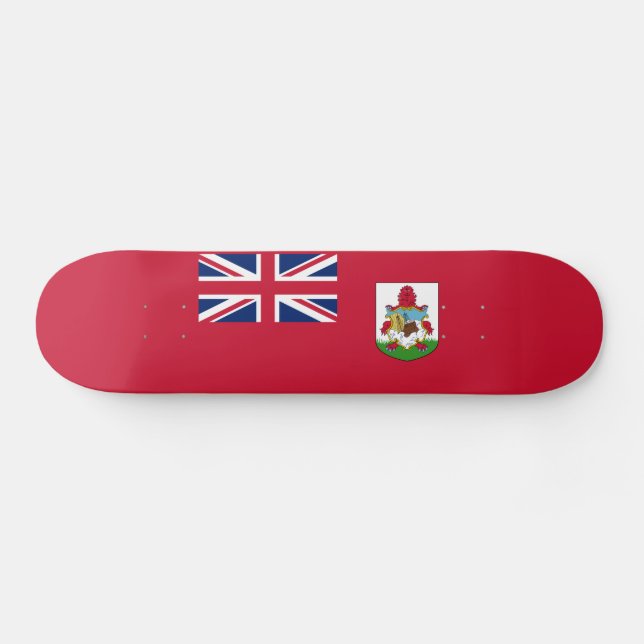 Patriotic Bermuda Flag Skateboard (Horz)