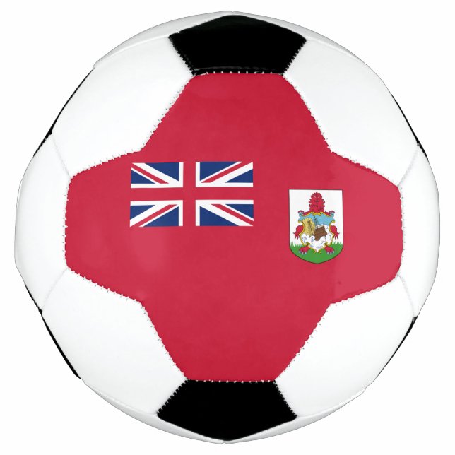Patriotic Bermuda Flag Soccer Ball (Front)