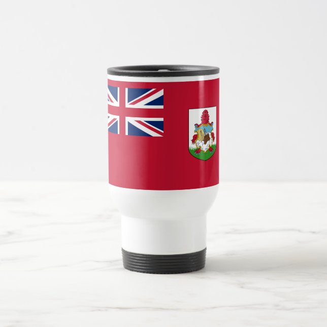 Patriotic Bermuda Flag Travel Mug (Center)