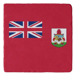 Patriotic Bermuda Flag Trivet