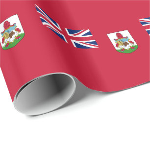Patriotic Bermuda Flag Wrapping Paper