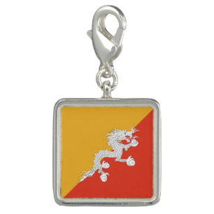 Patriotic Bhutan Flag Charm