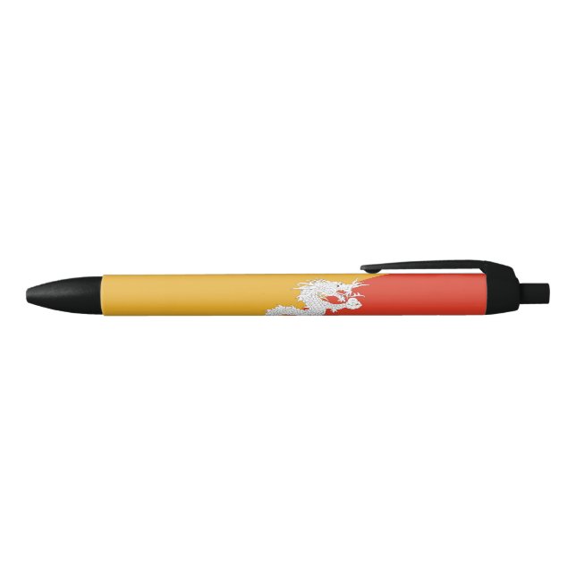 Patriotic Bhutan Flag Pen (Top)